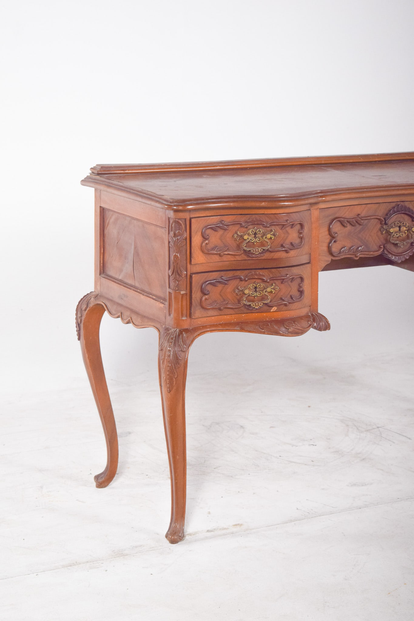 Vintage Dressing Table in Carved Wood, 1920s - 6