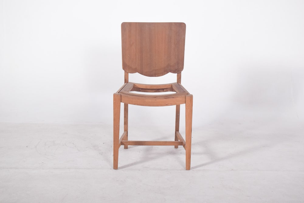 Dining Chair with Cut-Out Back, 1920 - 5