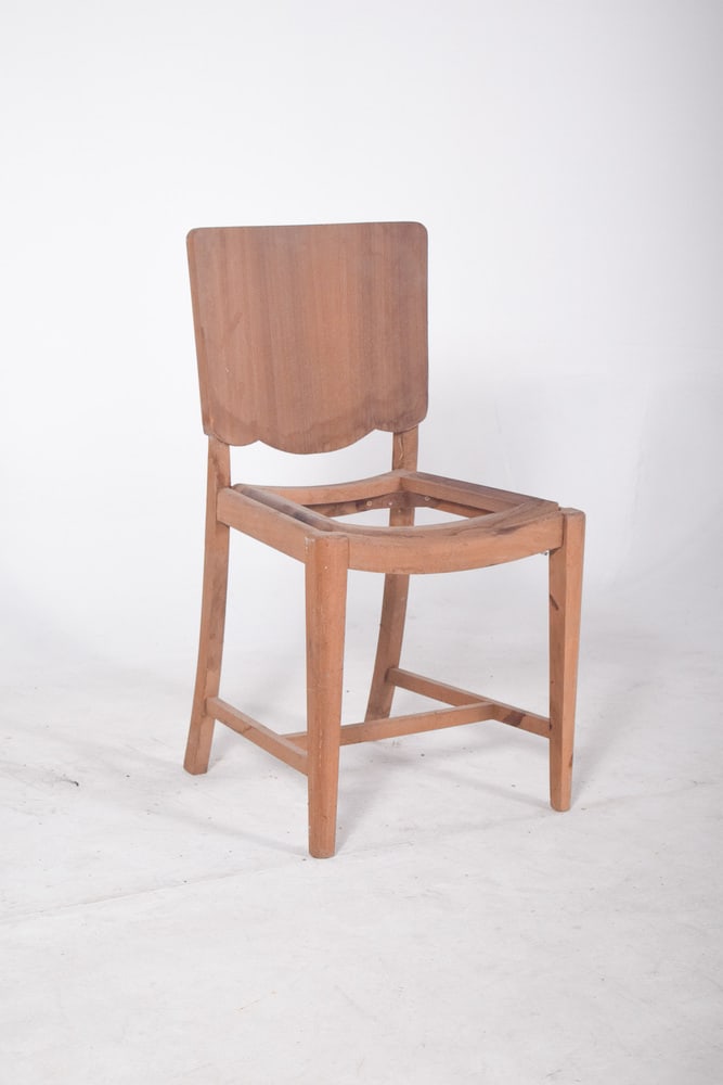Dining Chair with Cut-Out Back, 1920 - 6
