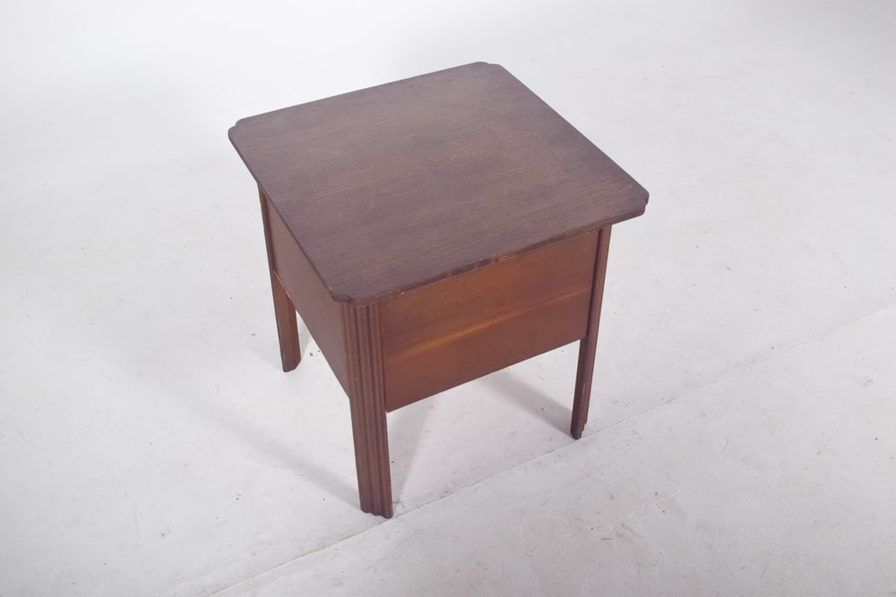 English Sewing Table in Wood, 1890s - 2