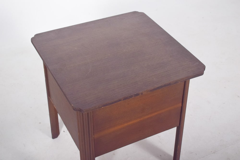 English Sewing Table in Wood, 1890s - 4