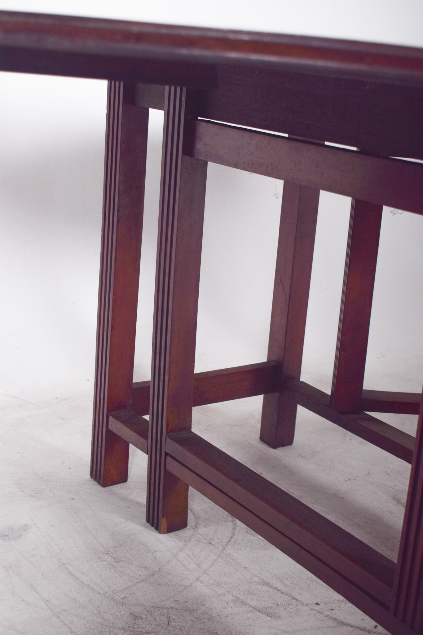 European Flip Flap Oval-Top Table - 12