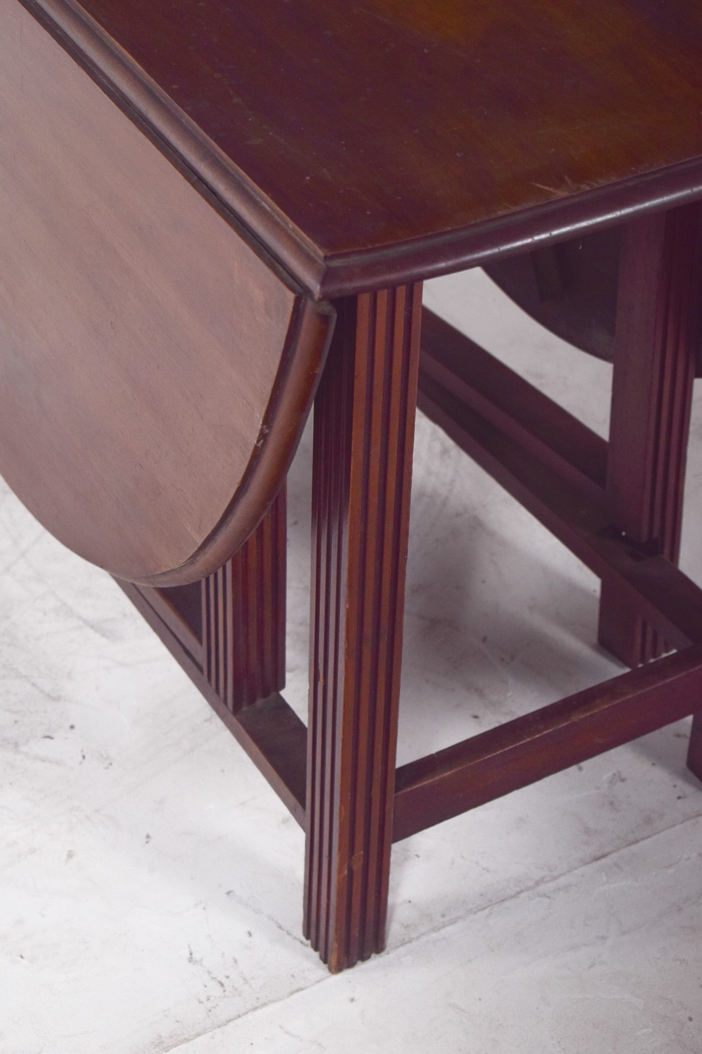 European Flip Flap Oval-Top Table - 5