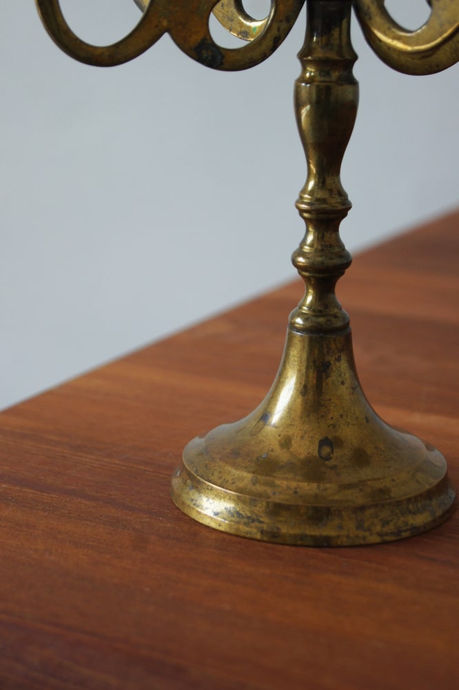 Brass Candleholder from Scandia Massing, 1950s - 5