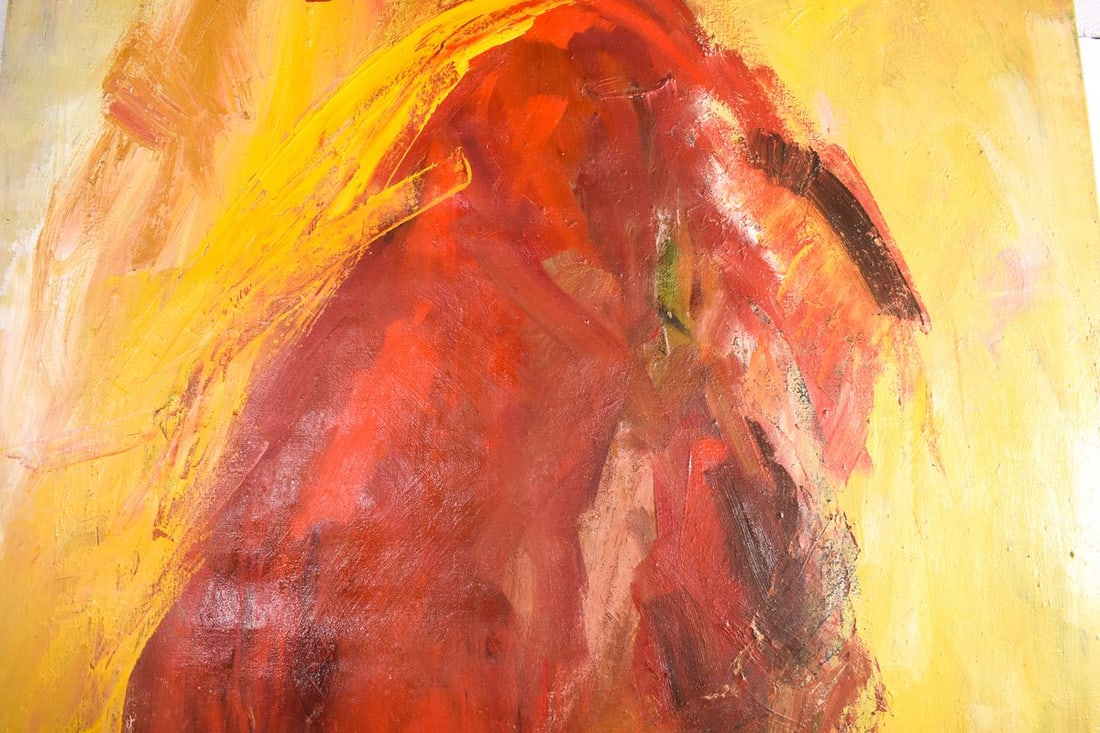 Abstract Painting, M. Thomsen, 1994, Acrylic on Canvas - 5