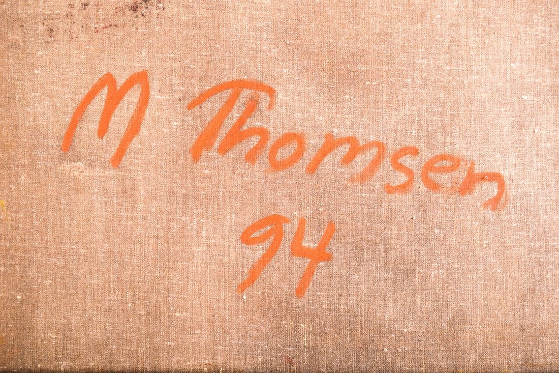 Abstract Painting, M. Thomsen, 1994, Acrylic on Canvas - 6