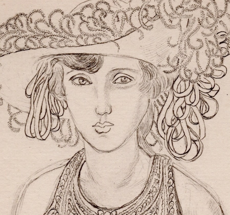 Matisse, Sitting Girl, 1920, Lithograph - 3