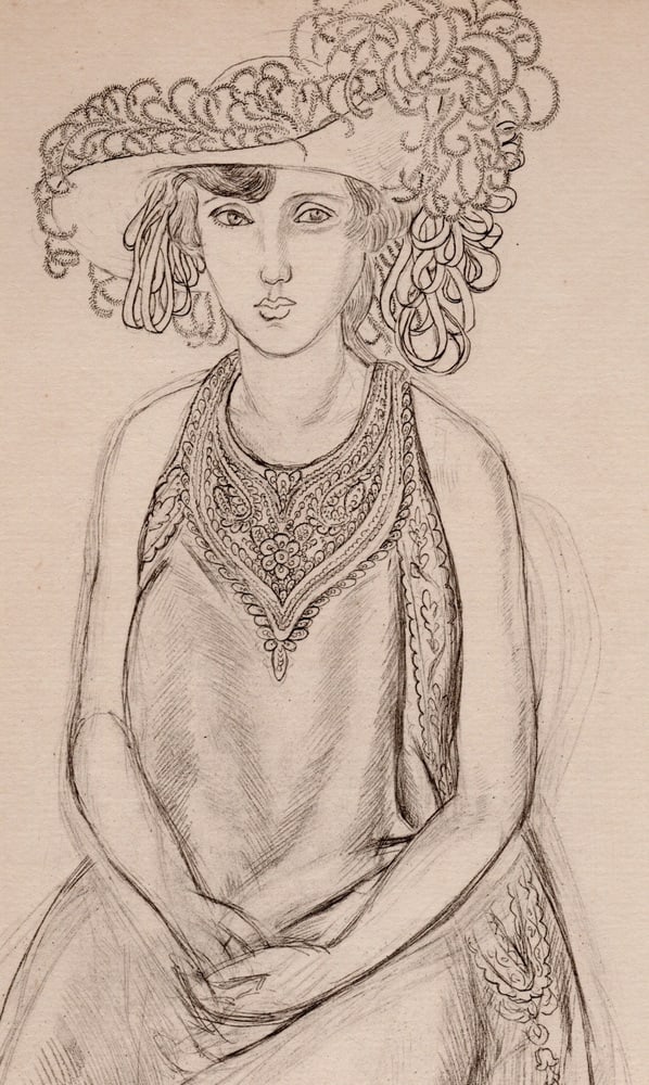 Matisse, Sitting Girl, 1920, Lithograph - 5