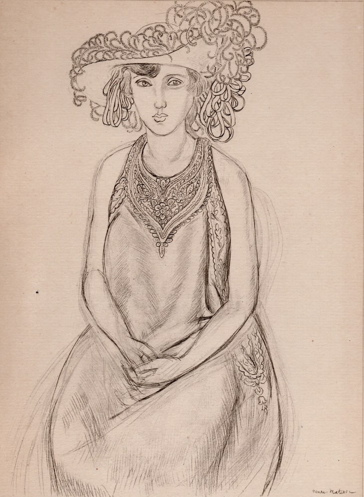Matisse, Sitting Girl, 1920, Lithograph - 6