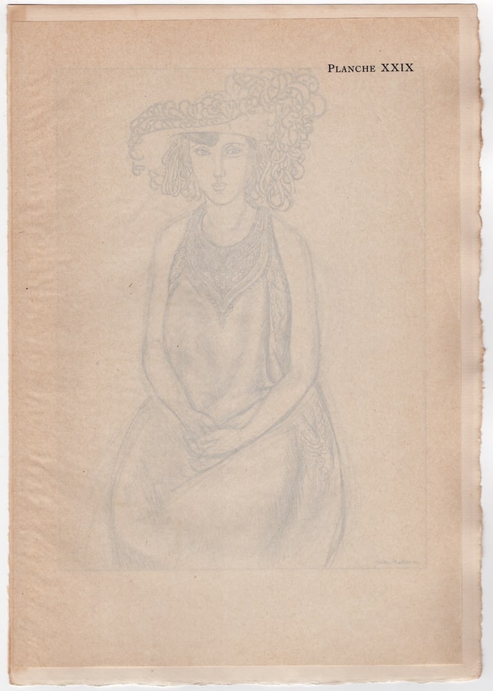 Matisse, Sitting Girl, 1920, Lithograph - 7