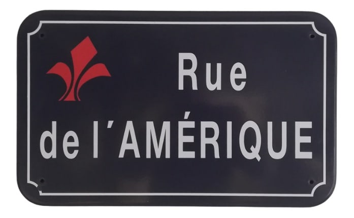 French Enamel Street Sign: Country of Manufacture: France Design Period: 1980 to 1989 Production Period: Unknown Detailed Condition: Excellent — This vintage/antique piece is in near original condition. It may show