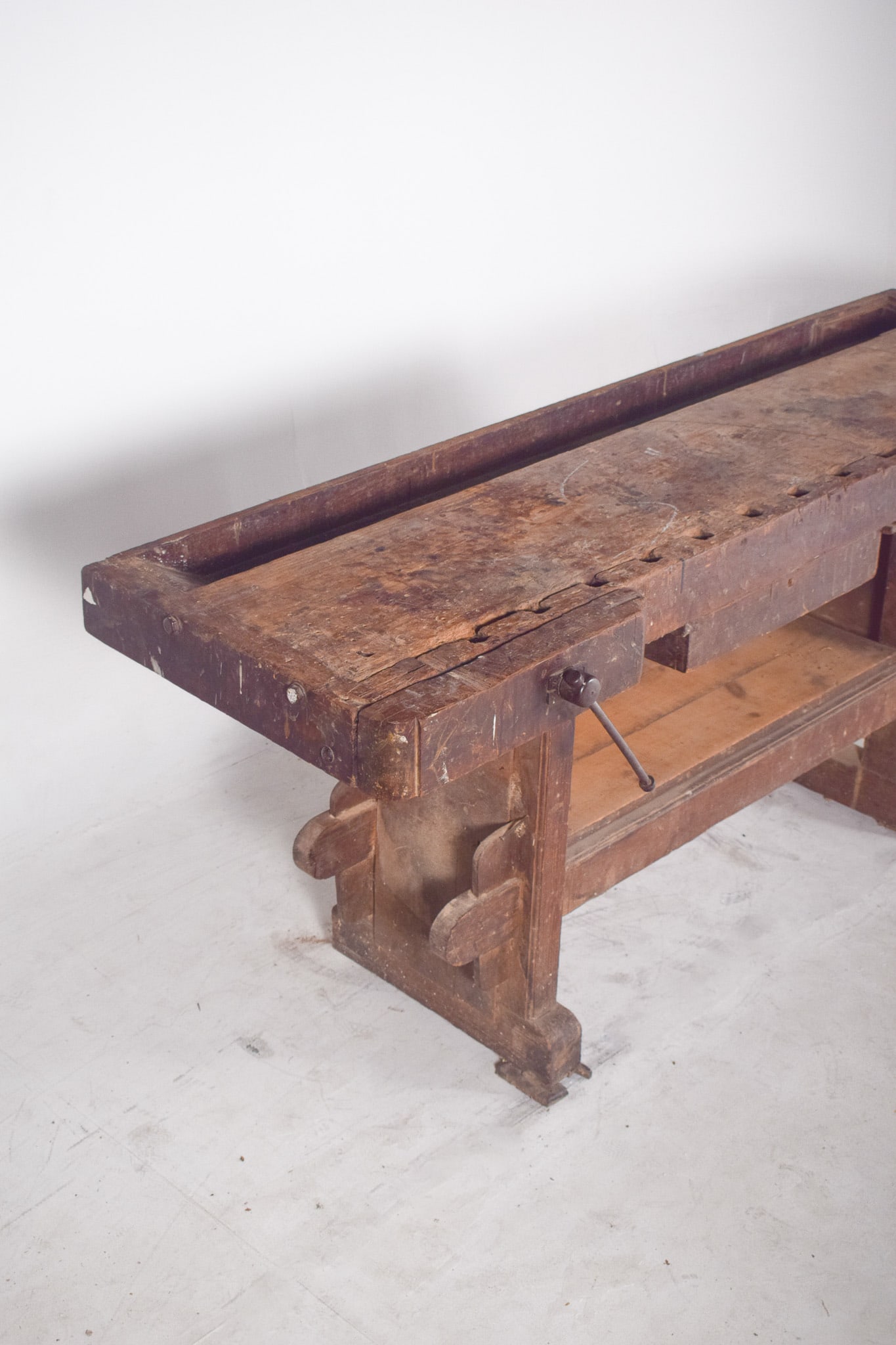 Portuguese Woodworkers Workbench, 1950s - 4