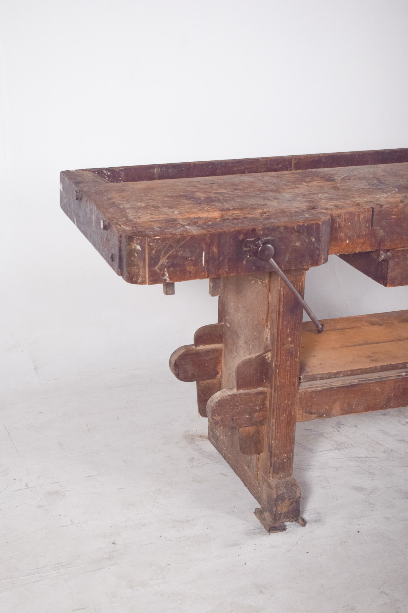 Portuguese Woodworkers Workbench, 1950s - 6