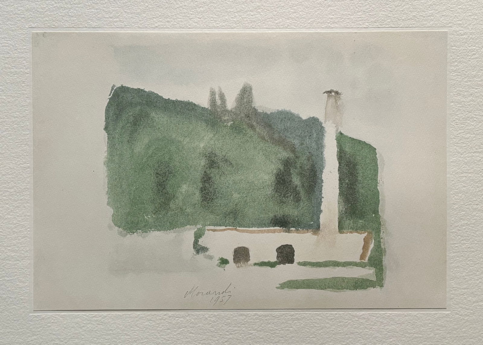 Giorgio Morandi, Landscape, 1957-1973, Lithograph - 3