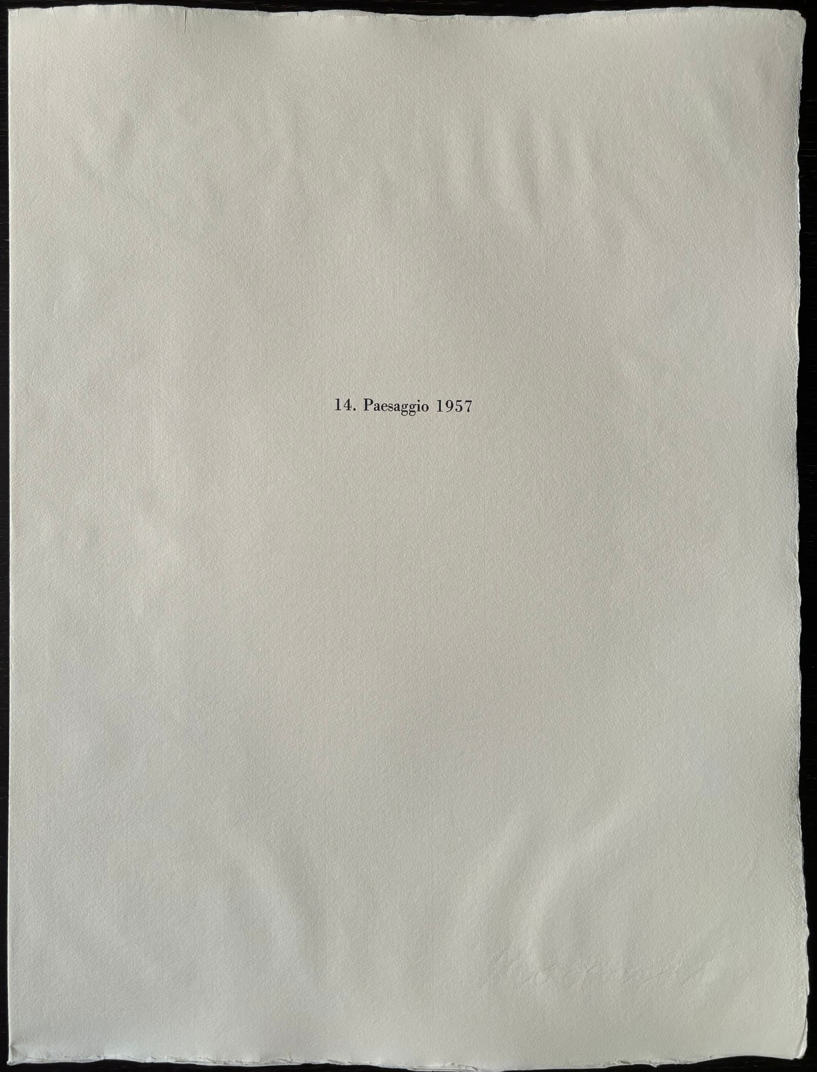 Giorgio Morandi, Landscape, 1957-1973, Lithograph - 5