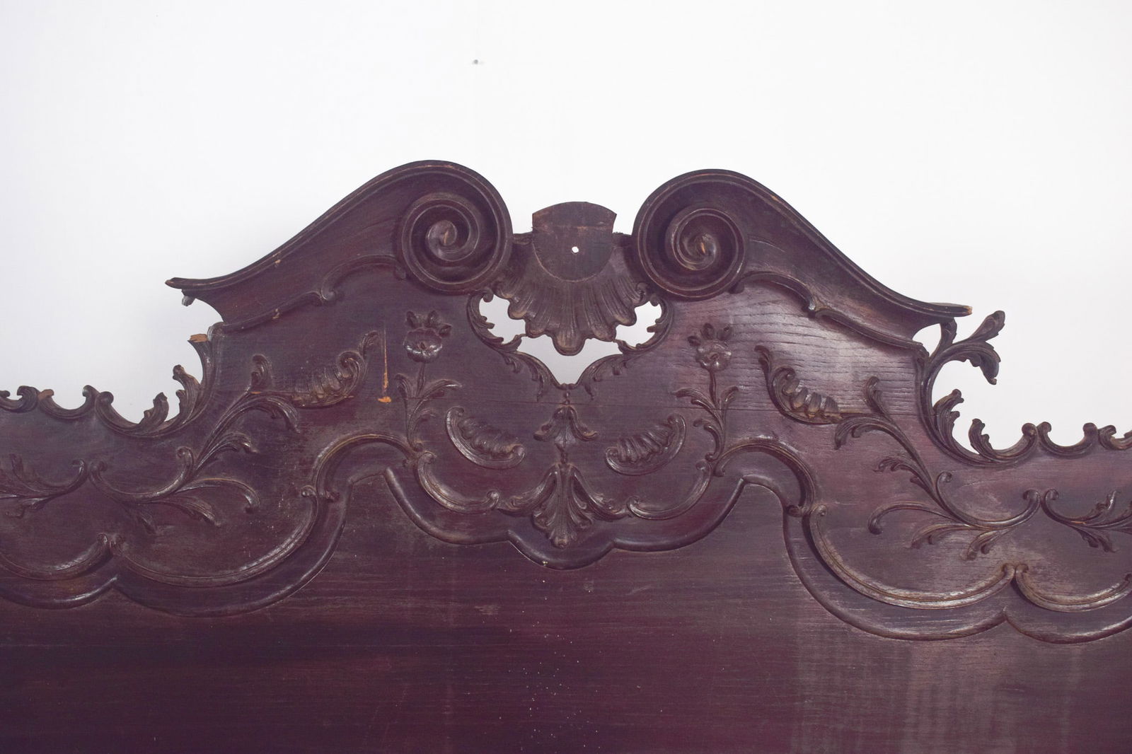 Portuguese Oak Double Bed, 1890 - 7
