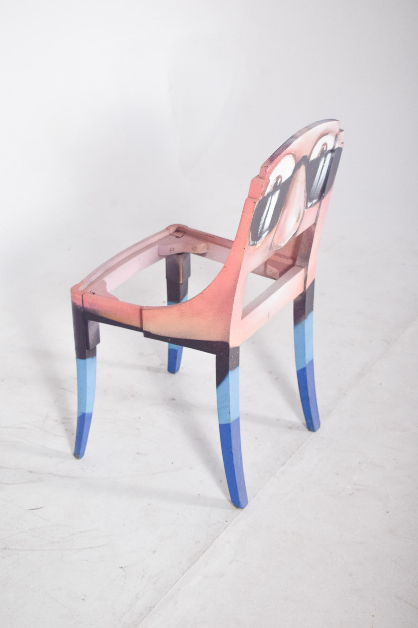 Portuguese Urban Art Chair by Francisco Camilo, 1950s - 4