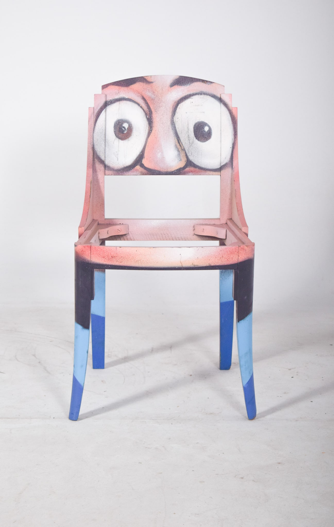 Portuguese Urban Art Chair by Francisco Camilo, 1950s - 6