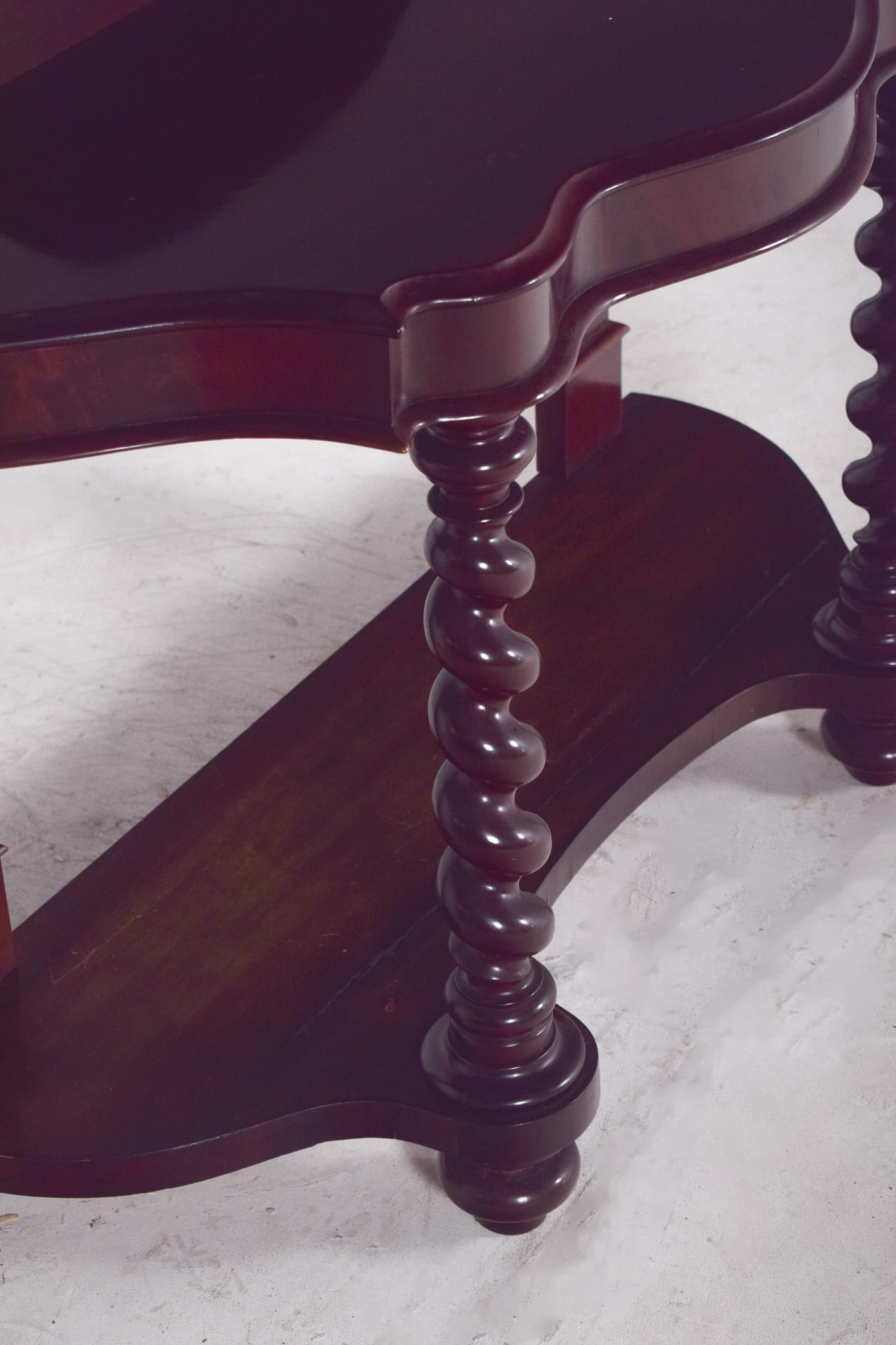 Antique Mahogany Console Table - 11