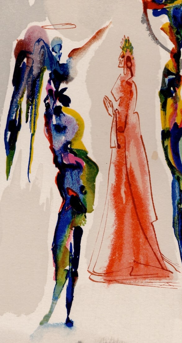 Salvador Dali, The Angels of the Empyrean, Woodcut - 3