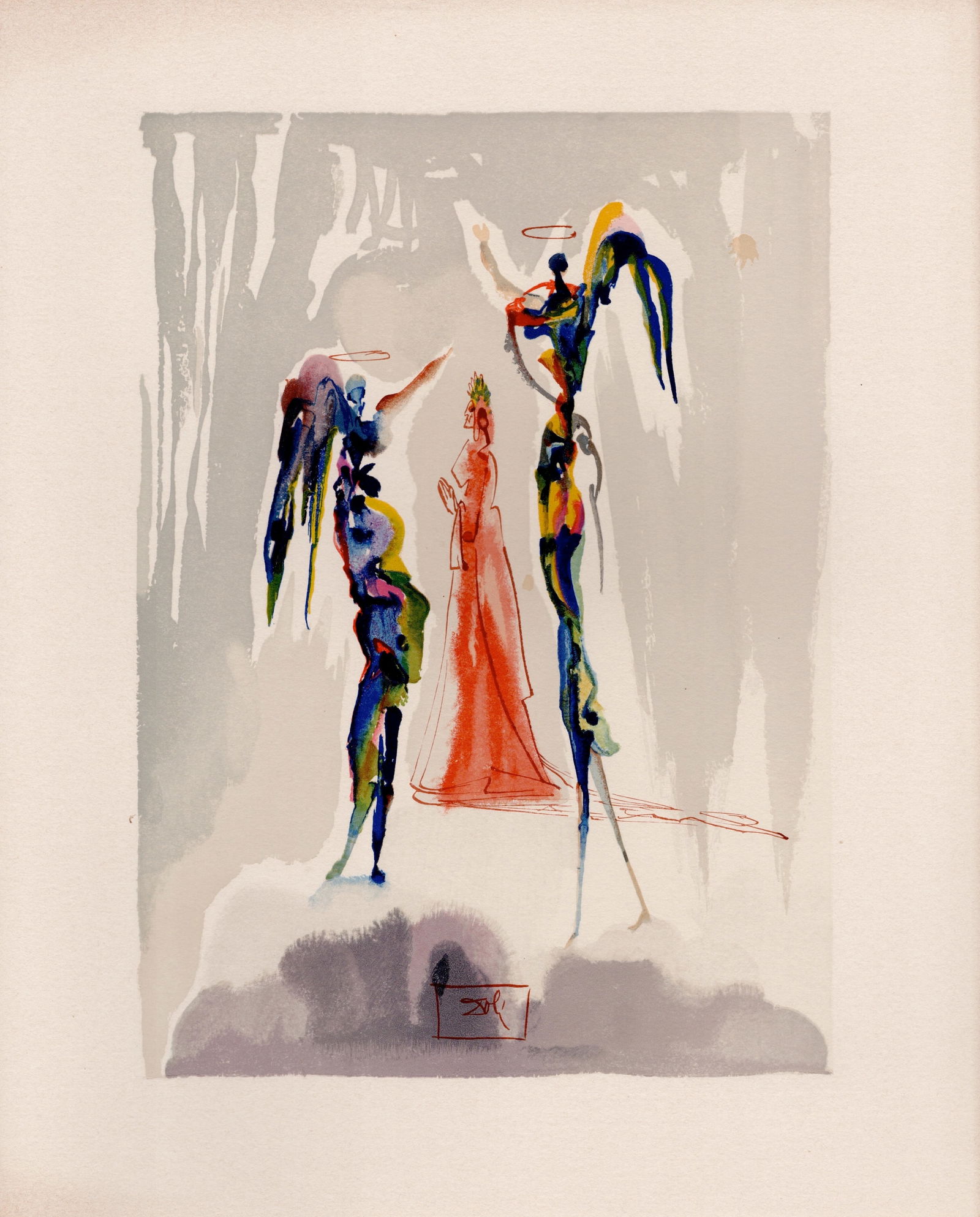 Salvador Dali, The Angels of the Empyrean, Woodcut - 7