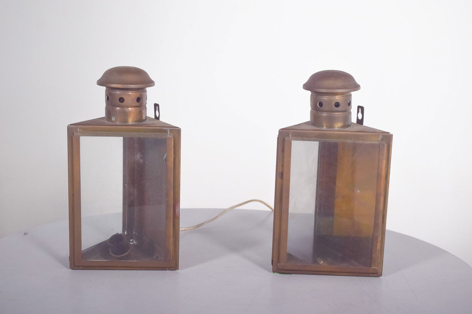 Danish Copper and Glass Street Lanterns, 1950 - 2