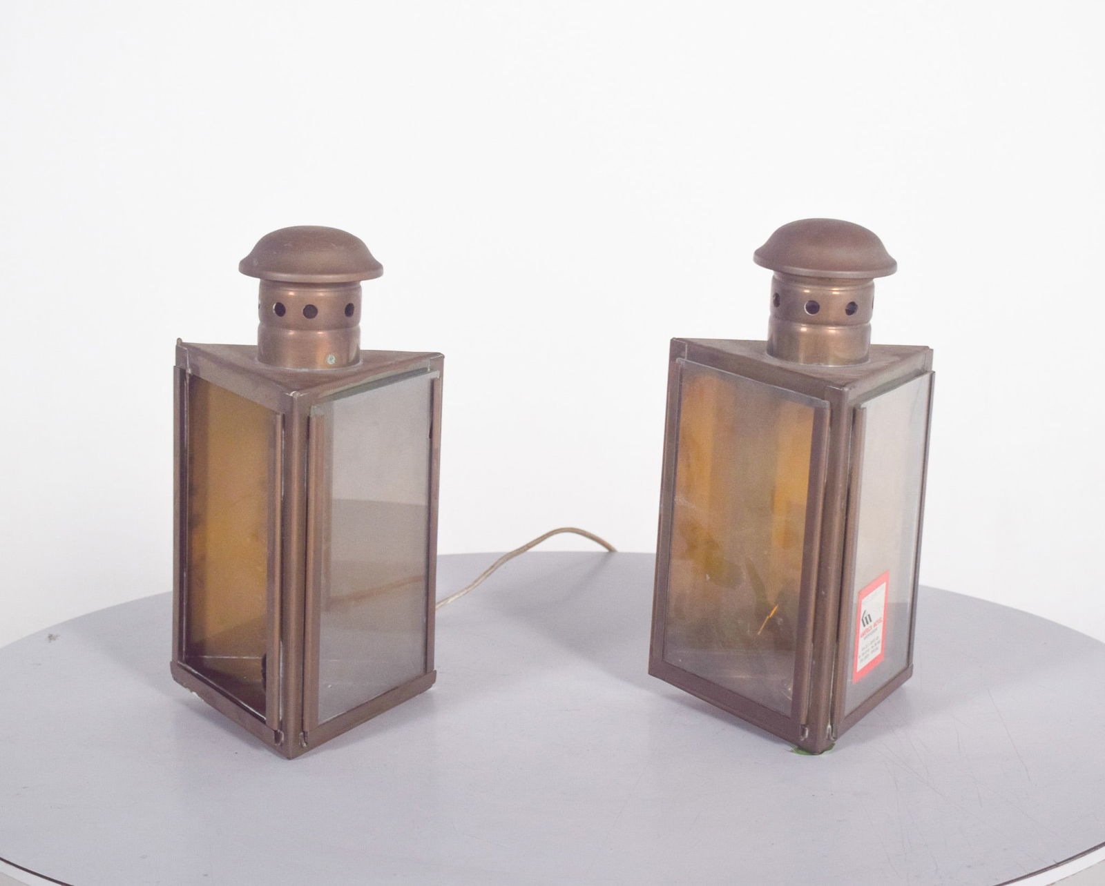 Danish Copper and Glass Street Lanterns, 1950 - 3