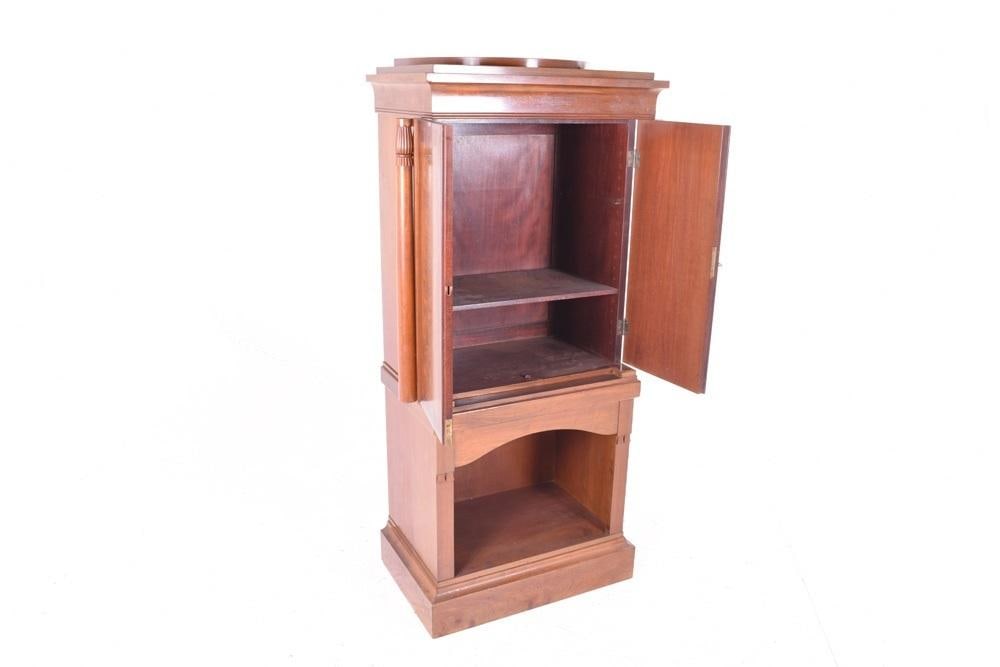 Antique Tall Cabinet with Doors - 2