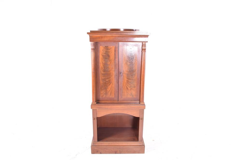 Antique Tall Cabinet with Doors - 3