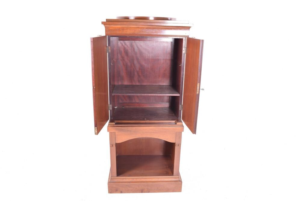 Antique Tall Cabinet with Doors - 6