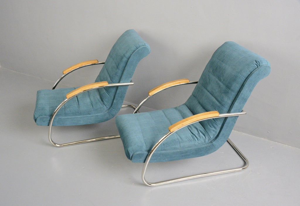 Bauhaus Model K32 Chair by Robert Slezak, 1930s - 2