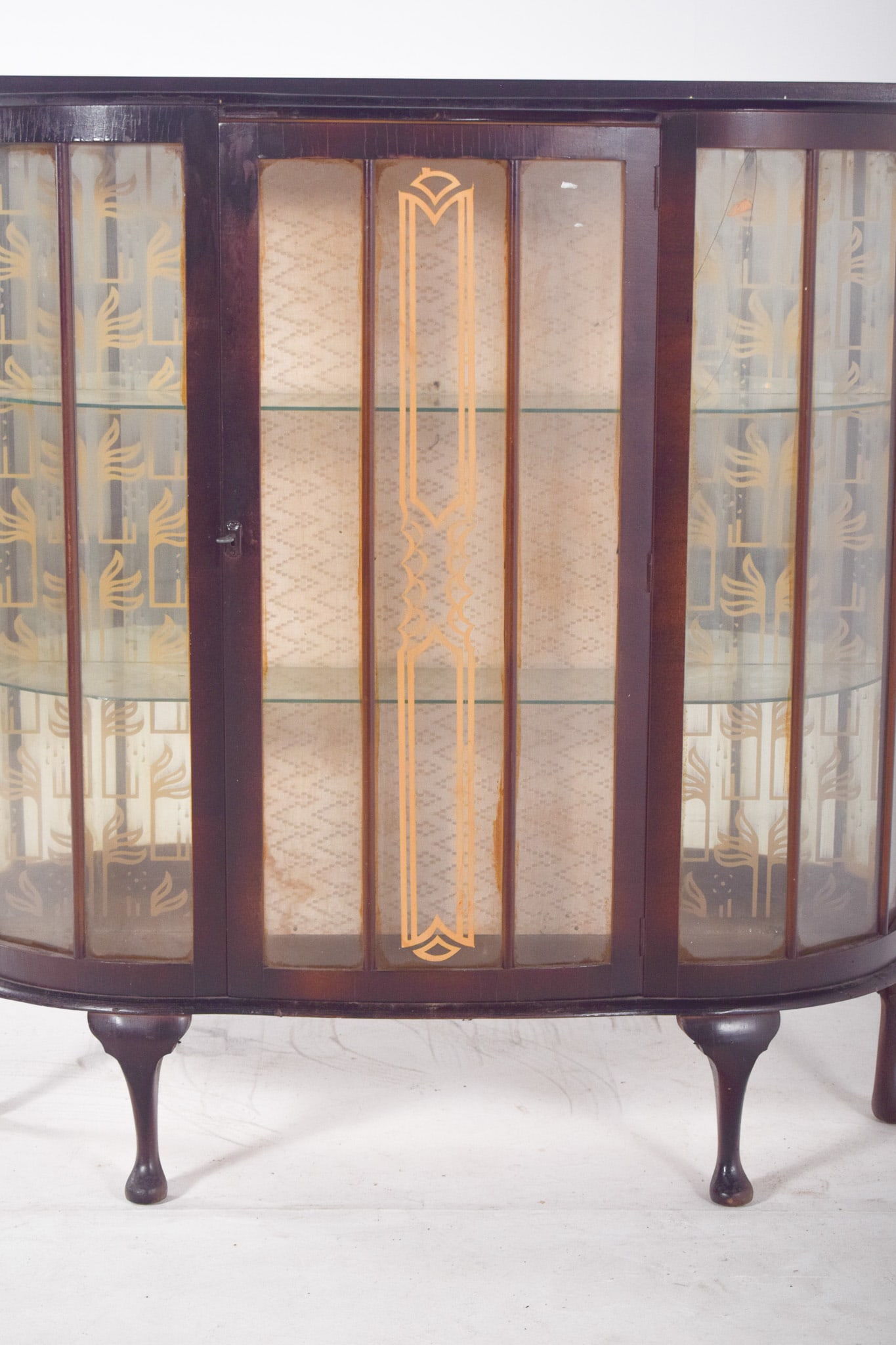 Portuguese Glass Front Display Cabinet, 1890s - 10