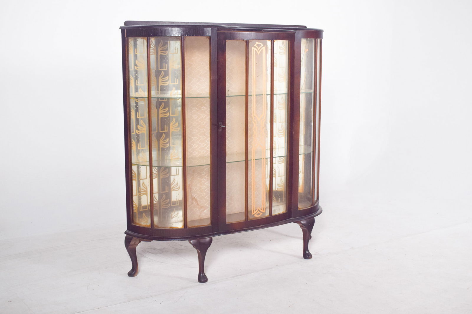 Portuguese Glass Front Display Cabinet, 1890s - 6