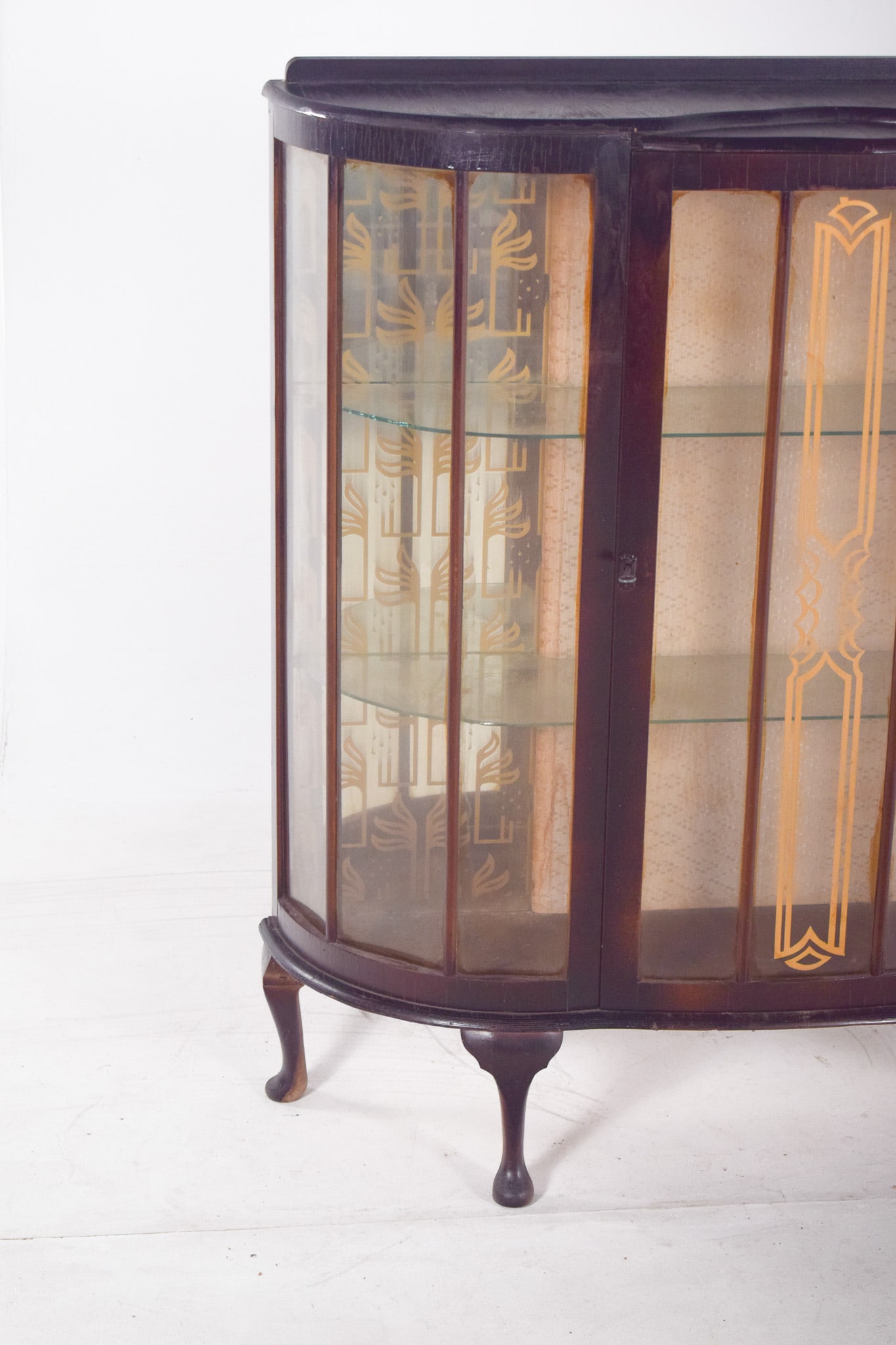 Portuguese Glass Front Display Cabinet, 1890s - 7