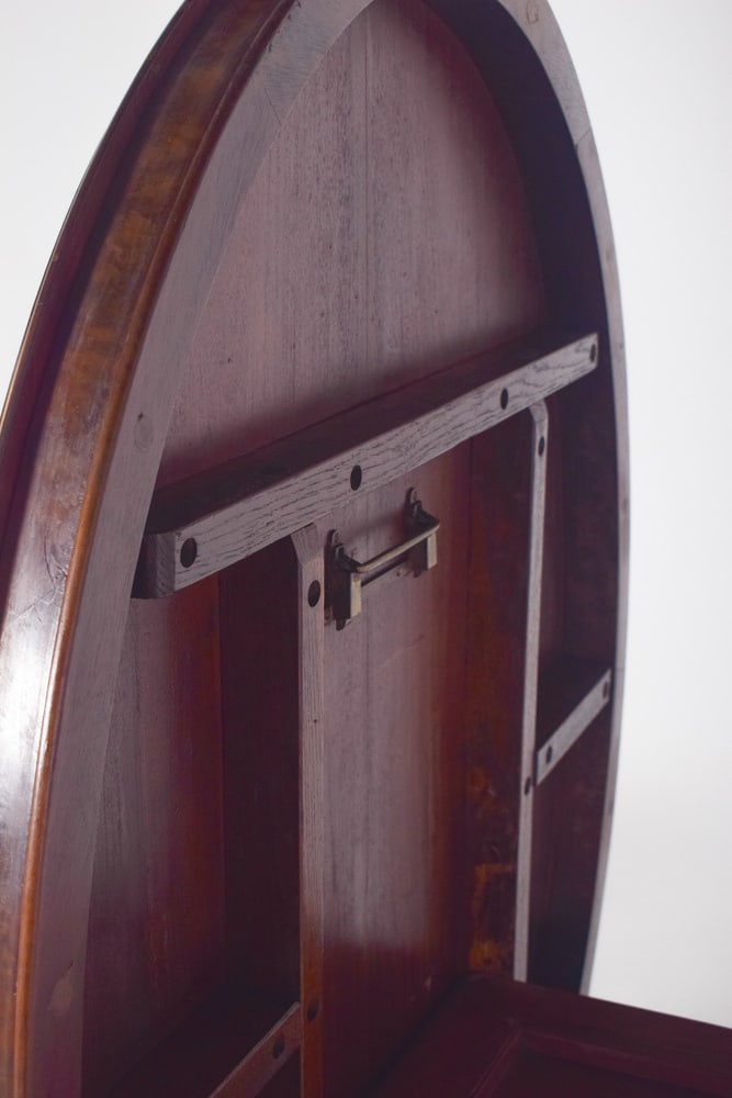 Antique Oval Walnut Dining Table, 1890s - 12