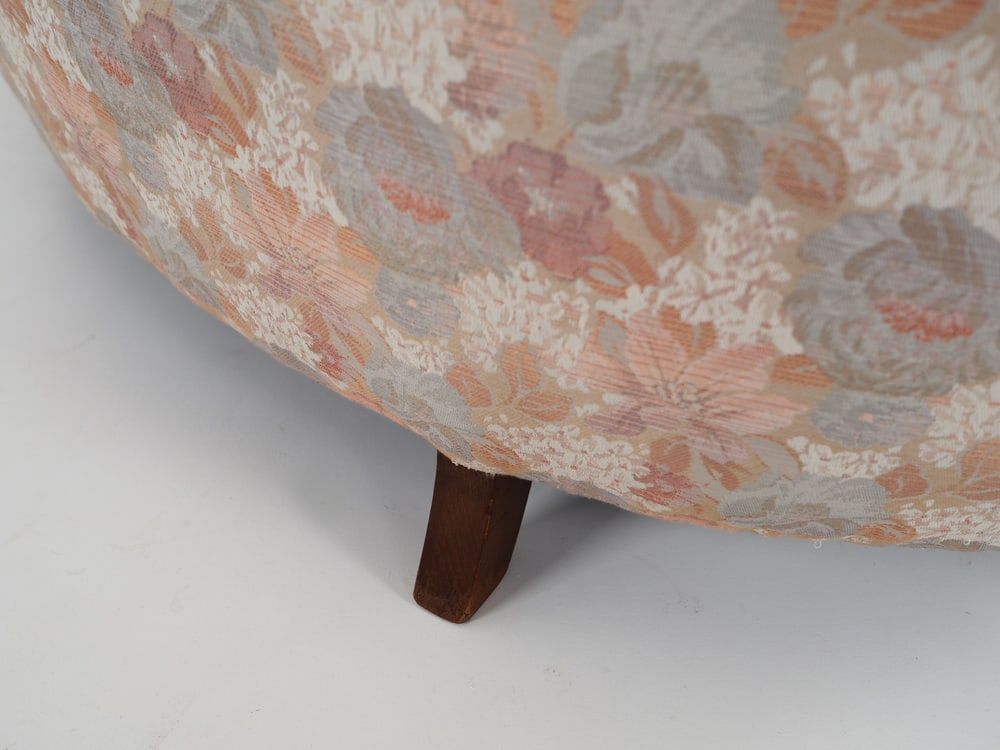 Danish Solid Beech Banana Sofa, 1970s - 11