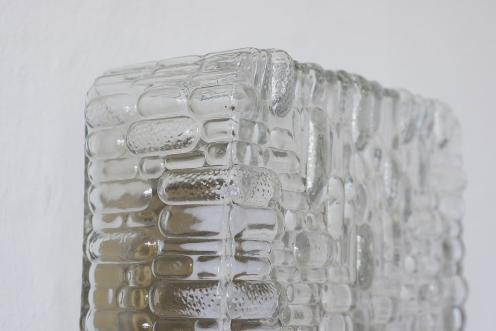 Mid-Century Glass Sconce, 1960s - 3