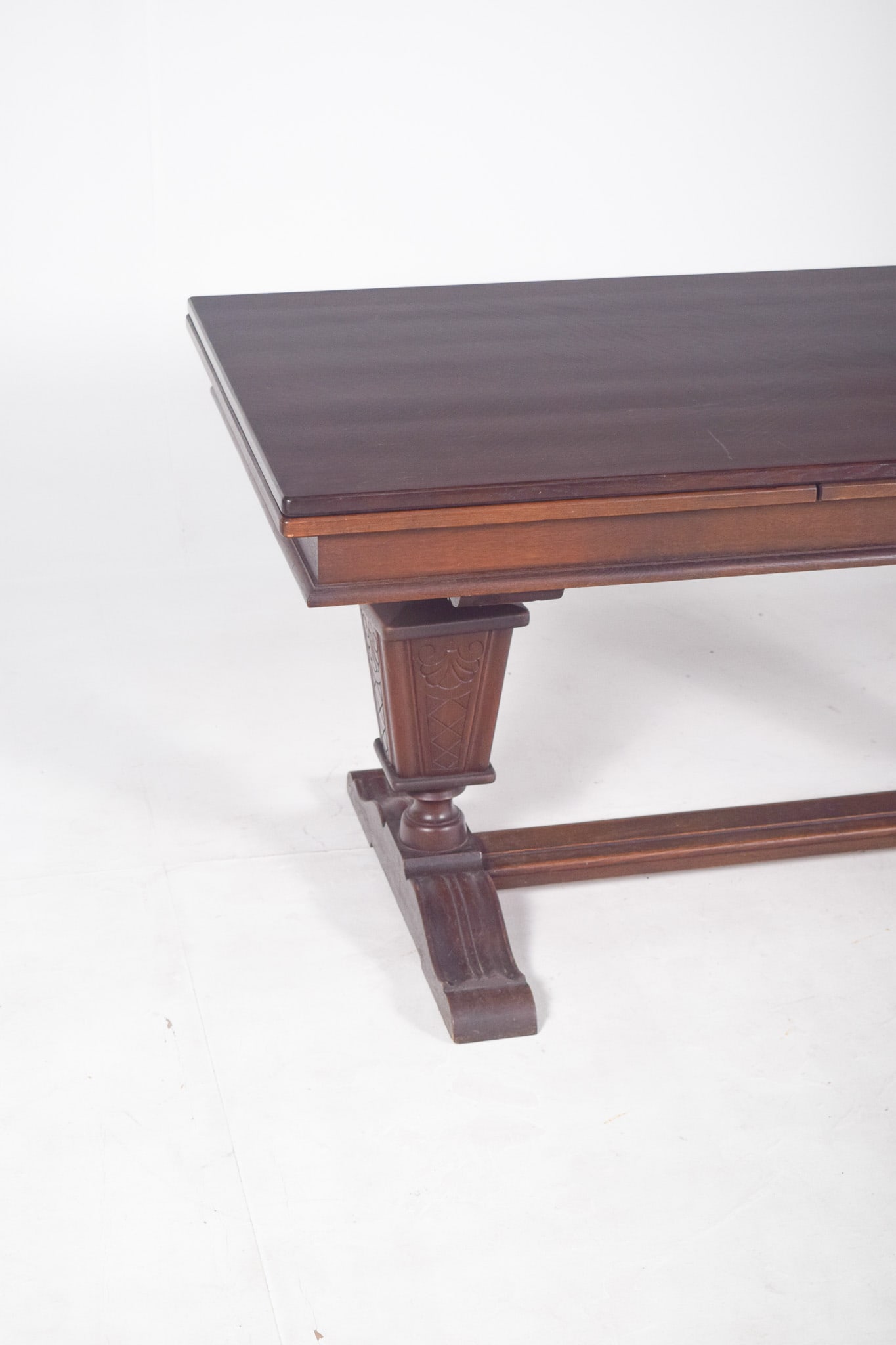 Portuguese Rectangular Extendable Dining Table, 1930 - 2