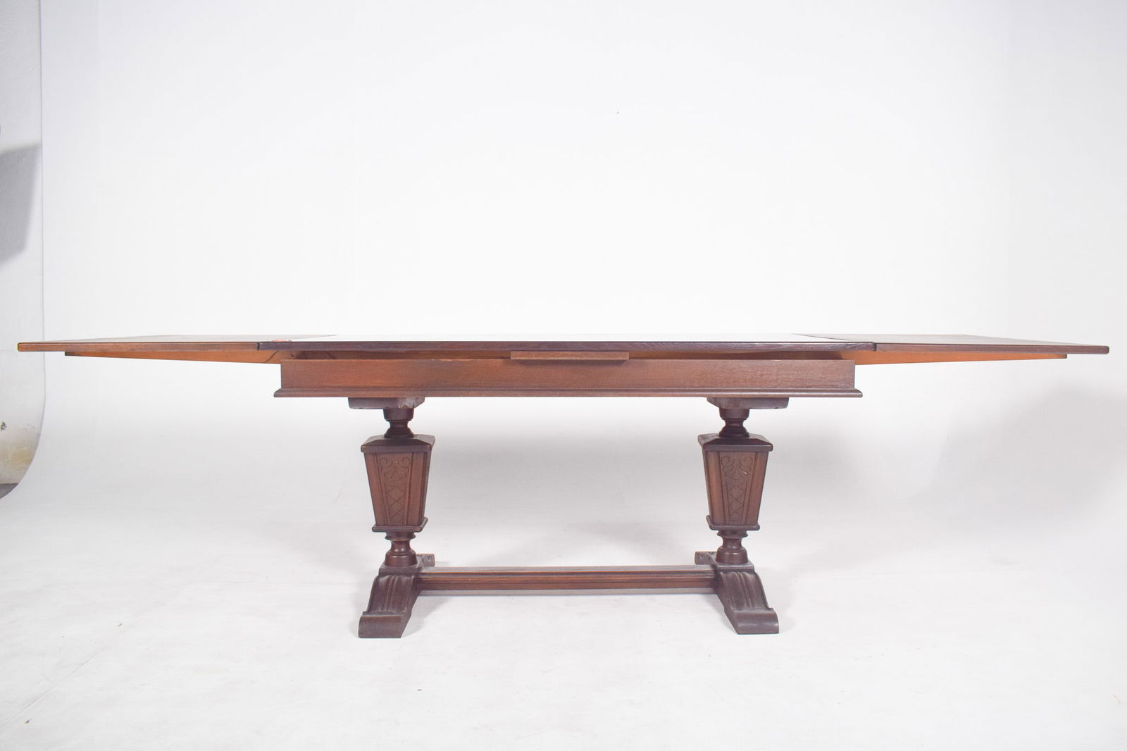 Portuguese Rectangular Extendable Dining Table, 1930 - 4