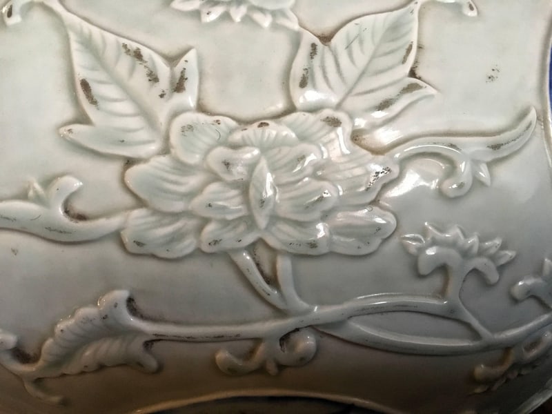 Porcelain Blue and White Giant Jar Vases, Set of 2 - 10