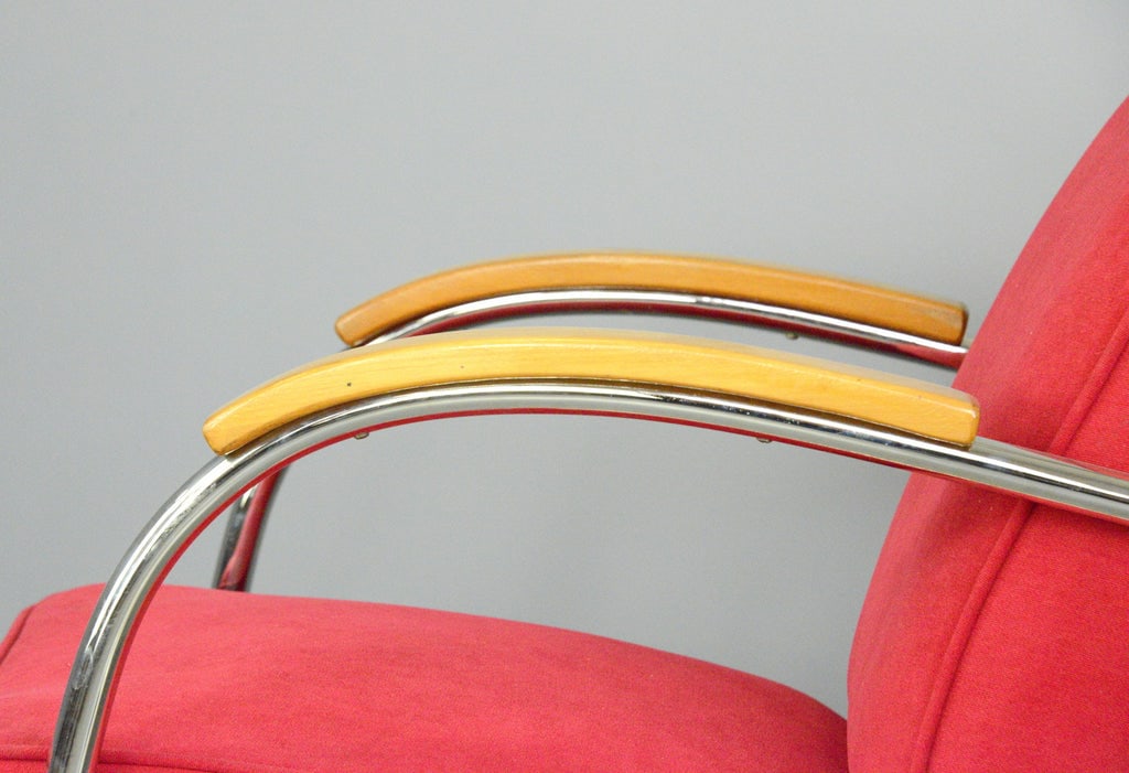 Vintage Bauhaus Lounge Chair by Mucke Melder, 1930s - 7