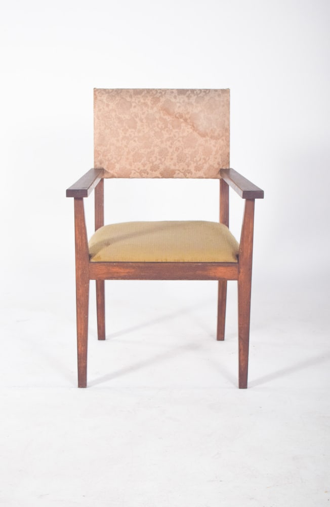 Armchair with Upholstered Seat and Back, 1890s - 2