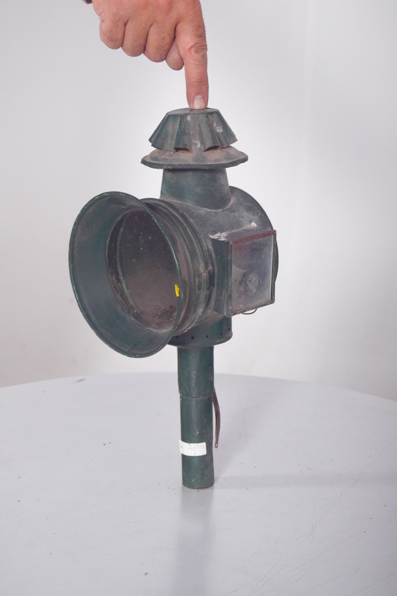 Antique Danish Metal Street Lantern, 1950 - 8
