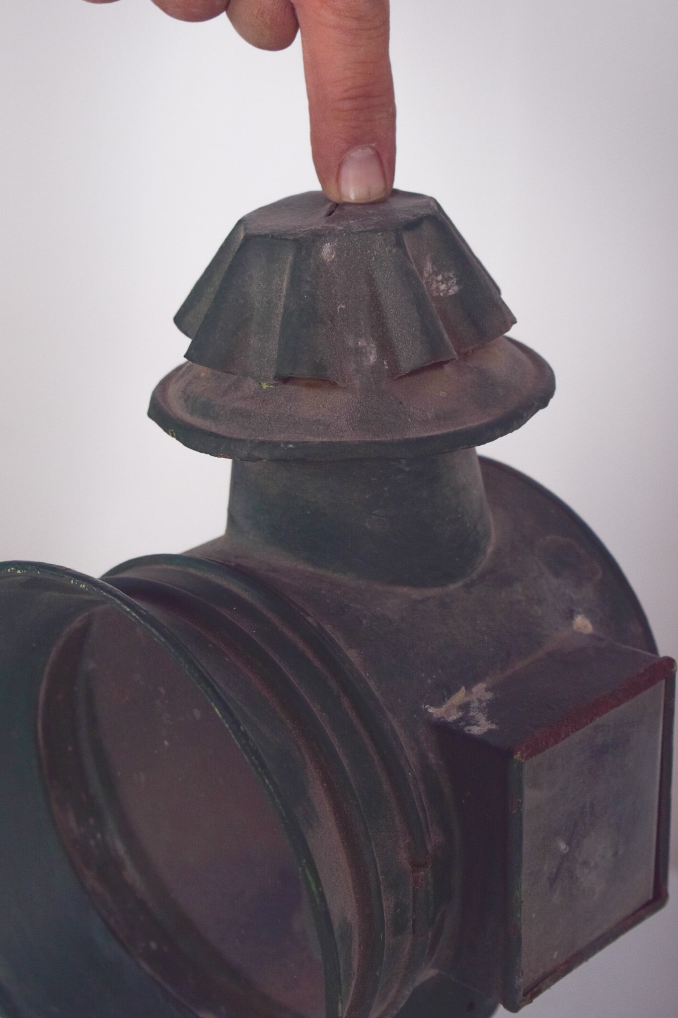 Antique Danish Metal Street Lantern, 1950 - 9