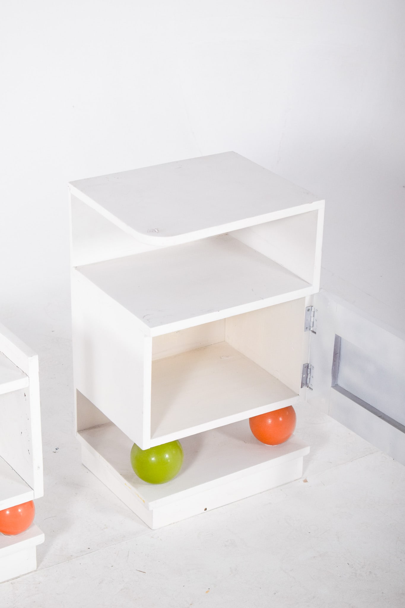 Portuguese Bedside Tables and Bench, 1920s, Set of 3 - 10