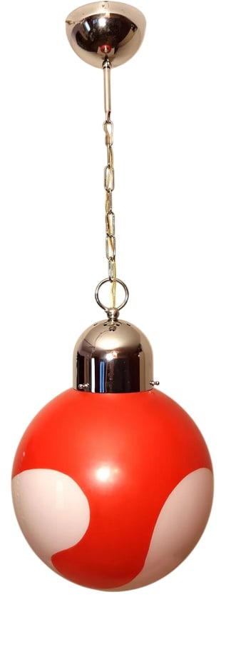 Vintage Pendant Light from Richard Essig, 1970s: A most iconoc work of Ambiental Art, designed by legendary German designer Richard Essig for "Essig Leuchtung-Germany", the long lost and considered extinct "Essig's Lava Lamp".... A Pure Mid Century,