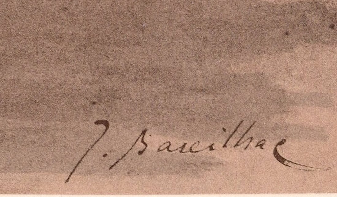 J. Baseilhac, La Soupe à la Chambrée, 1898, Lithograph - 6