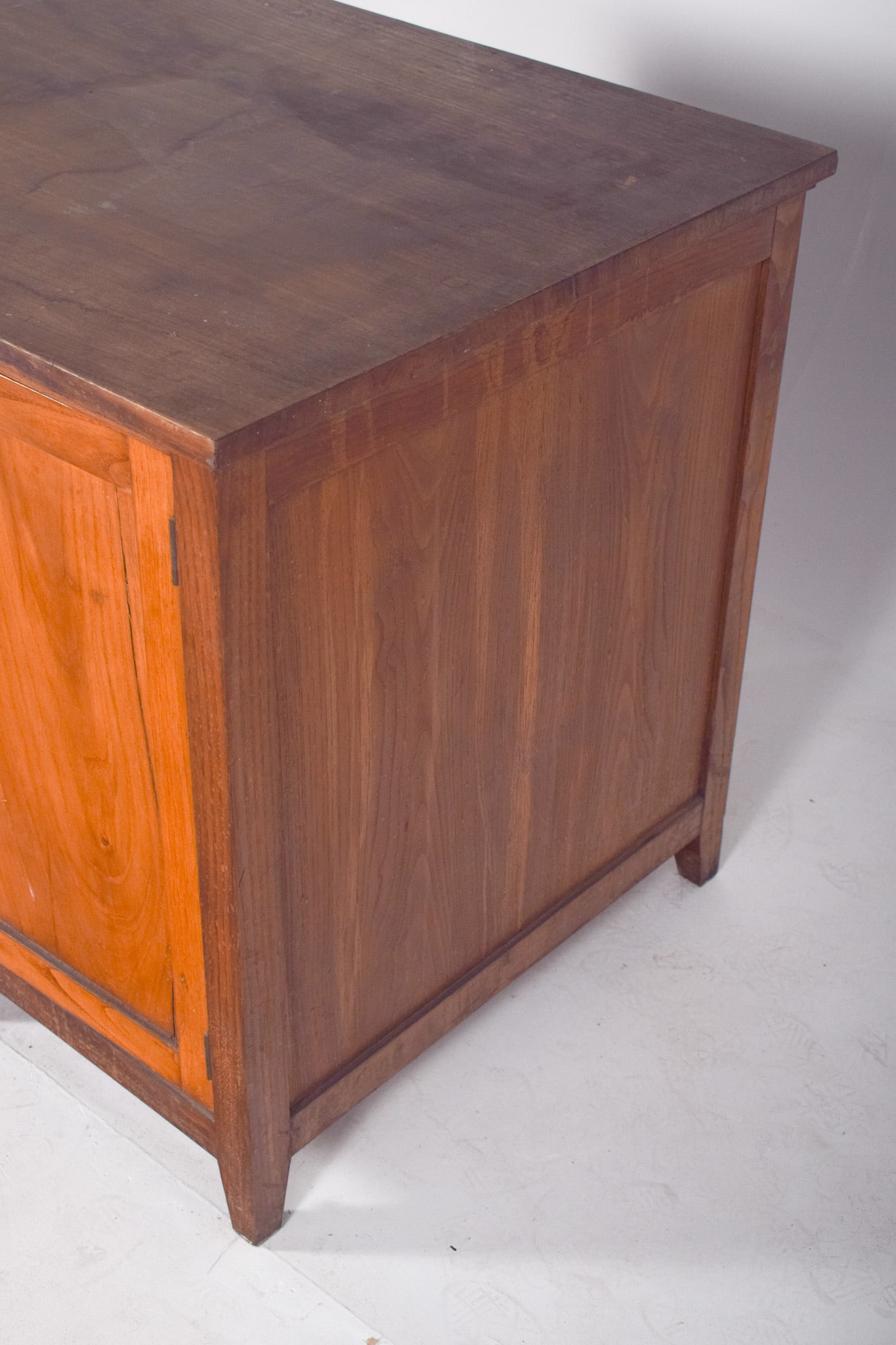 Mid-Century Portuguese Desk in Oak from Olaio, 1950s - 7
