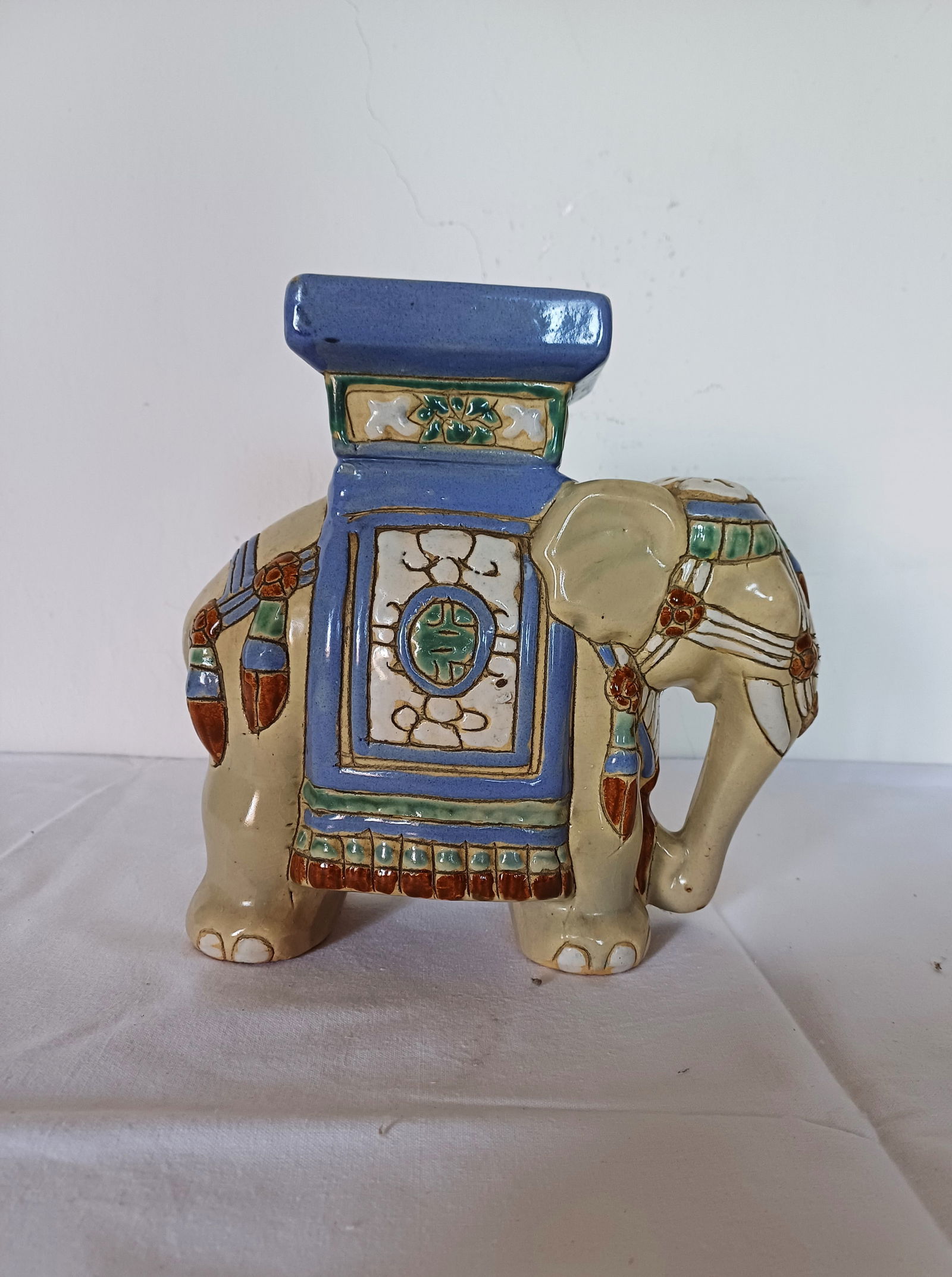 Vintage Garden Plant Stand in Ceramic, 1960, Set of 3 - 2