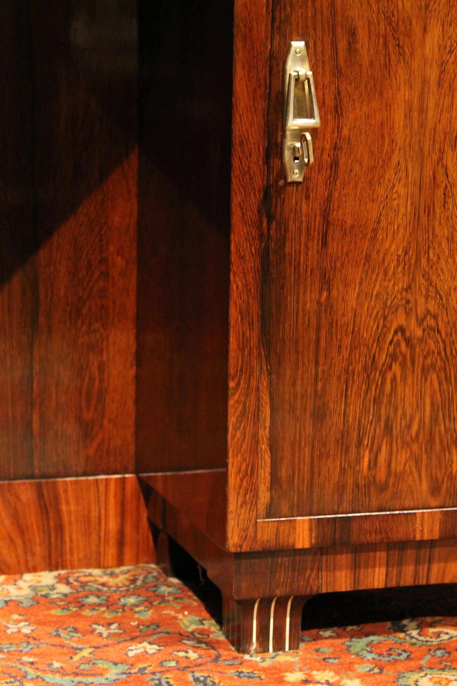 Art Deco Veneer Writing Desk or Vanity Table, 1920s - 14